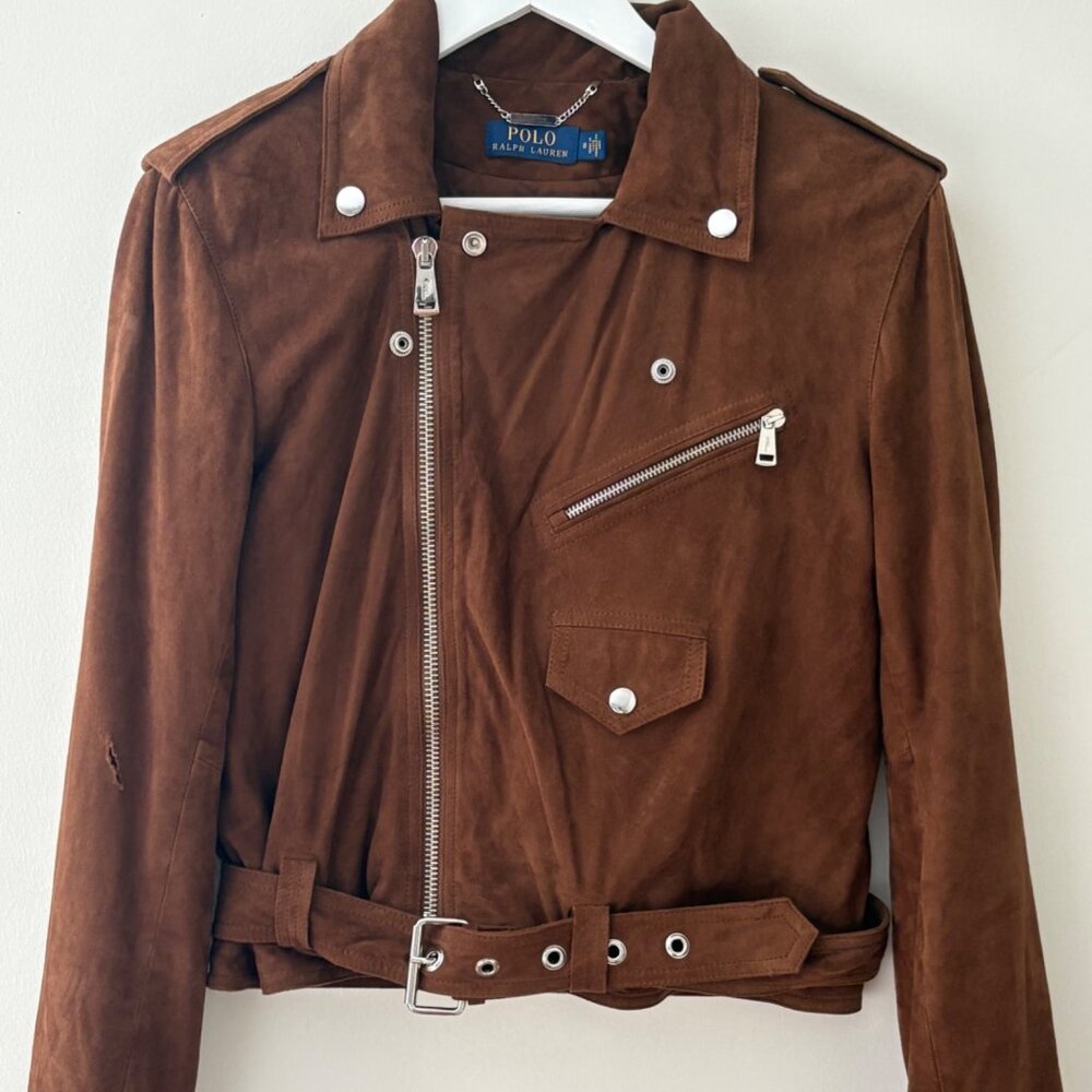 Polo Ralph Lauren Genuine Suede Moto Jacket